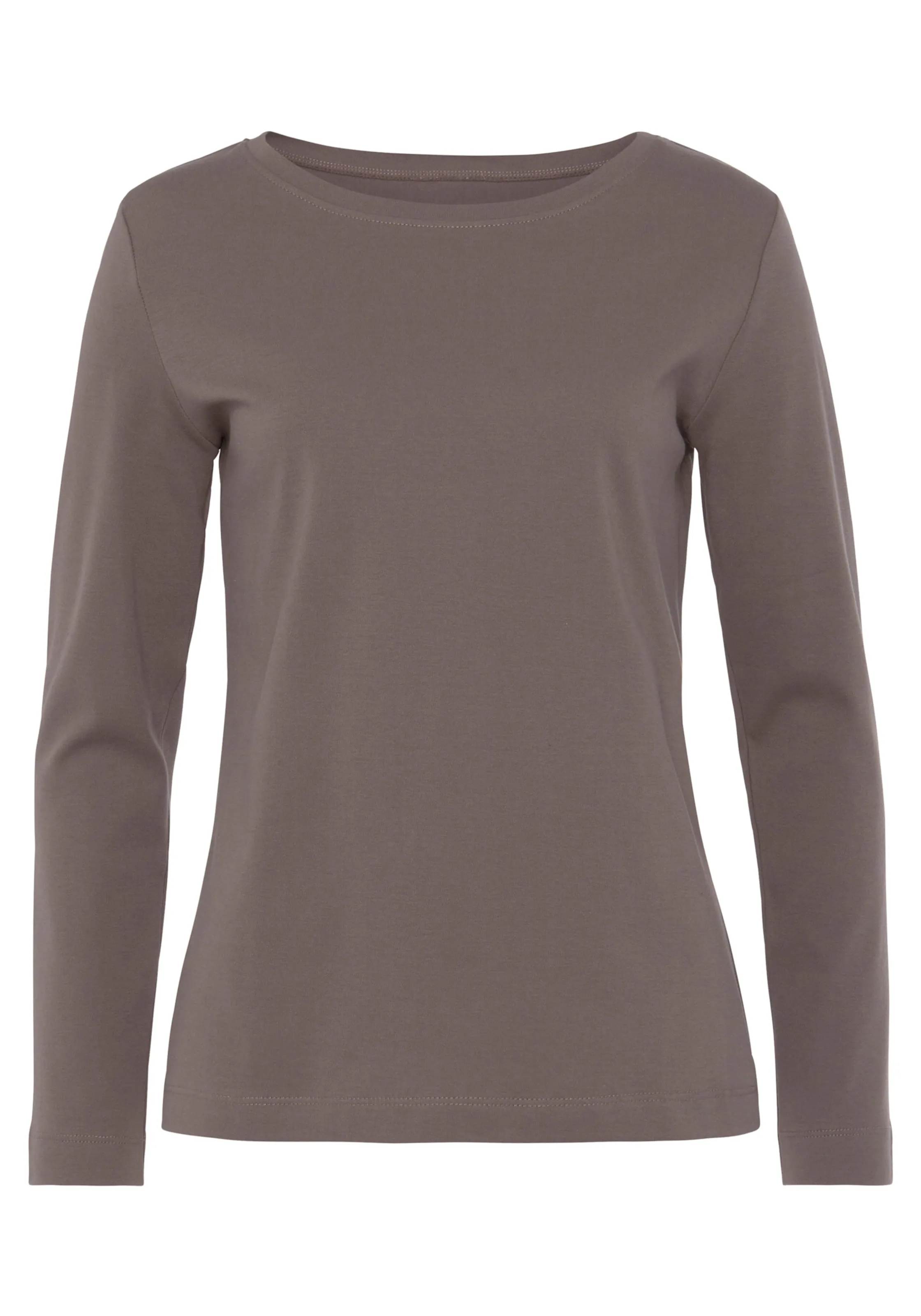 Vivance Langarmshirt in mint, taupe