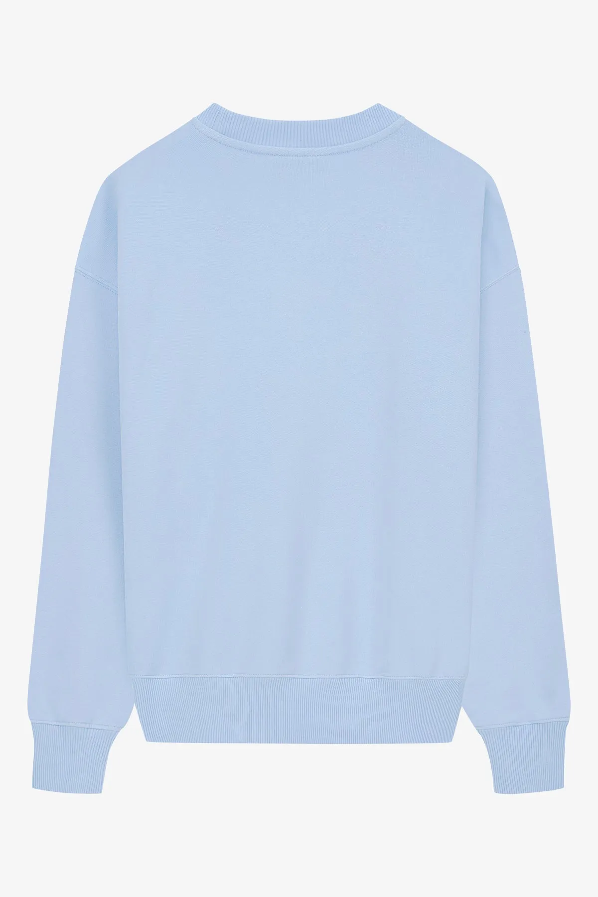 VOGUE Sweatshirt Hellblau mit Logo-Stickerei