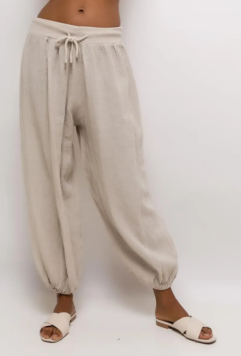 Wide leg pants sarouel