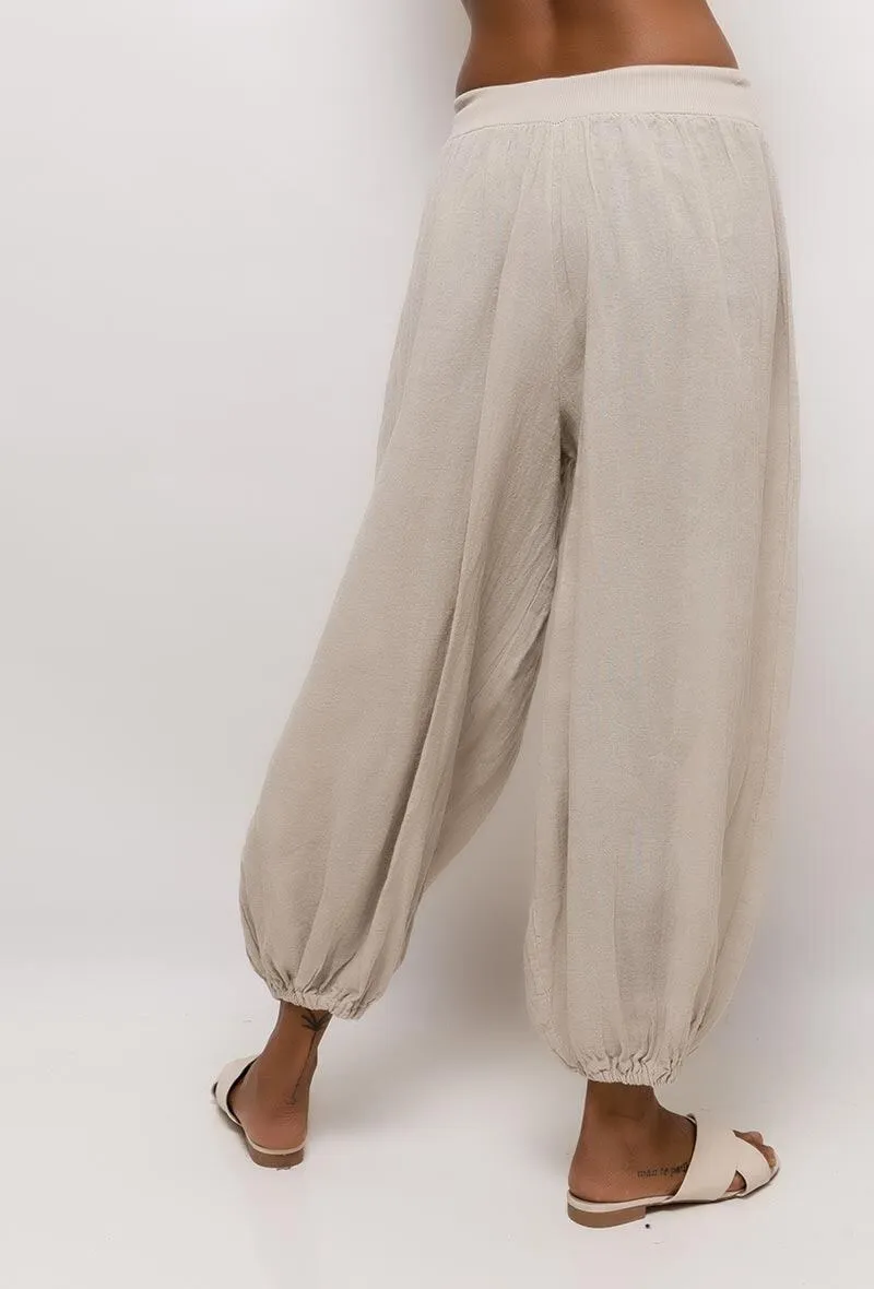 Wide leg pants sarouel