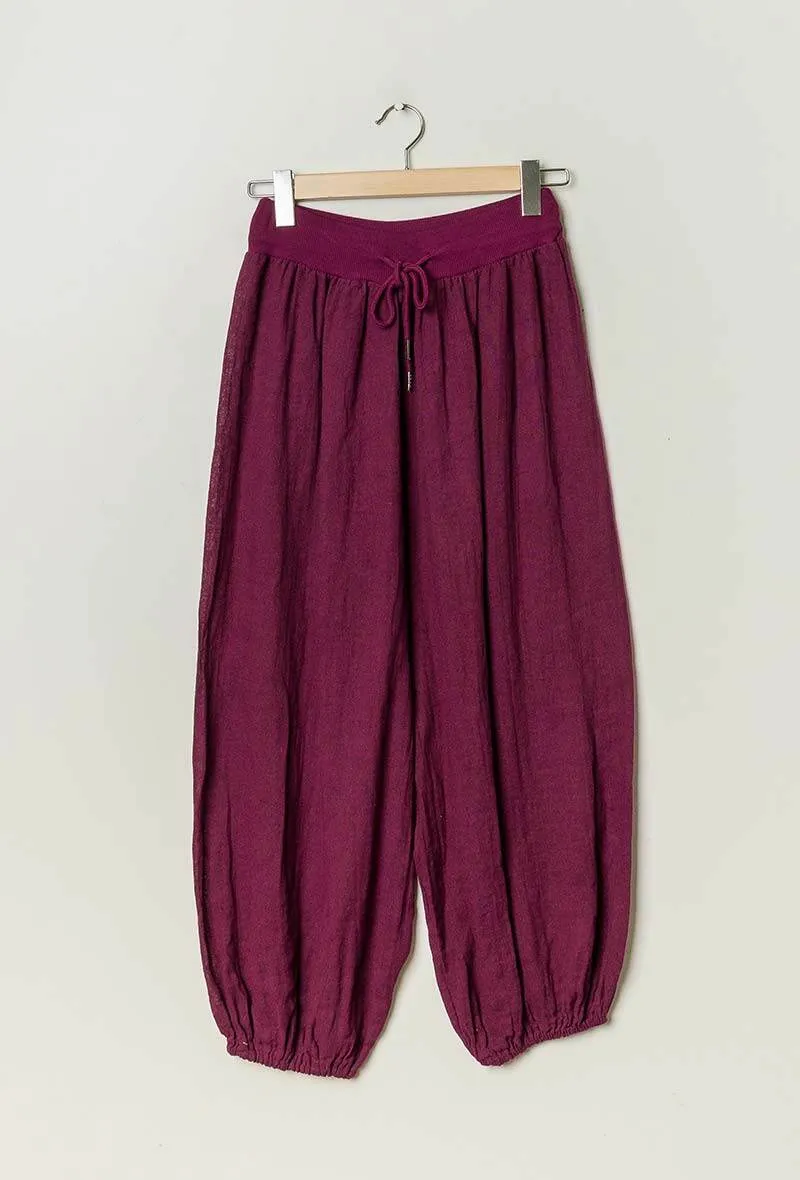 Wide leg pants sarouel